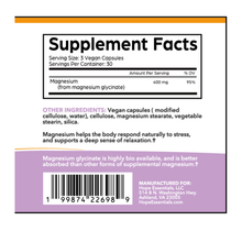 Load image into Gallery viewer, Perfect Magnesium Glycinate - 400 mg Elemental Magnesium