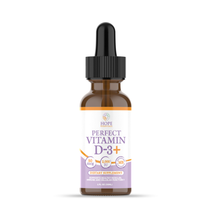 Load image into Gallery viewer, Perfect Vitamin D3+ Liquid Drops | 2,000 IU Vitamin D3 | 180 Servings