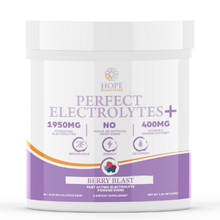 Load image into Gallery viewer, Hope Essentials Perfect Electrolytes+ – Berry Blast Fast-Acting Electrolyte Powder Drink | 20 Stick Packs