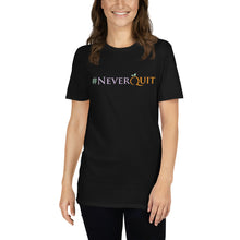 Load image into Gallery viewer, Hope30 #NeverQuit Short-Sleeve Unisex T-Shirt w/Multi Logo