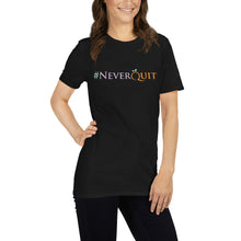 Load image into Gallery viewer, Hope30 #NeverQuit Short-Sleeve Unisex T-Shirt w/Multi Logo