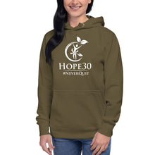 Load image into Gallery viewer, Hope30 Unisex Hoodie w/Classic White Logo