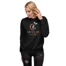 Load image into Gallery viewer, Hope30  Unisex Premium Sweatshirt w/Classic Multi Logo