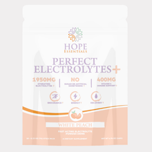Load image into Gallery viewer, Hope Essentials Perfect Electrolytes+ – White Peach Fast-Acting Electrolyte Powder Drink | 10 Stick Packs
