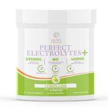 Load image into Gallery viewer, Hope Essentials Perfect Electrolytes+ – Lemon Lime Fast-Acting Electrolyte Powder Drink | 20 Stick Packs
