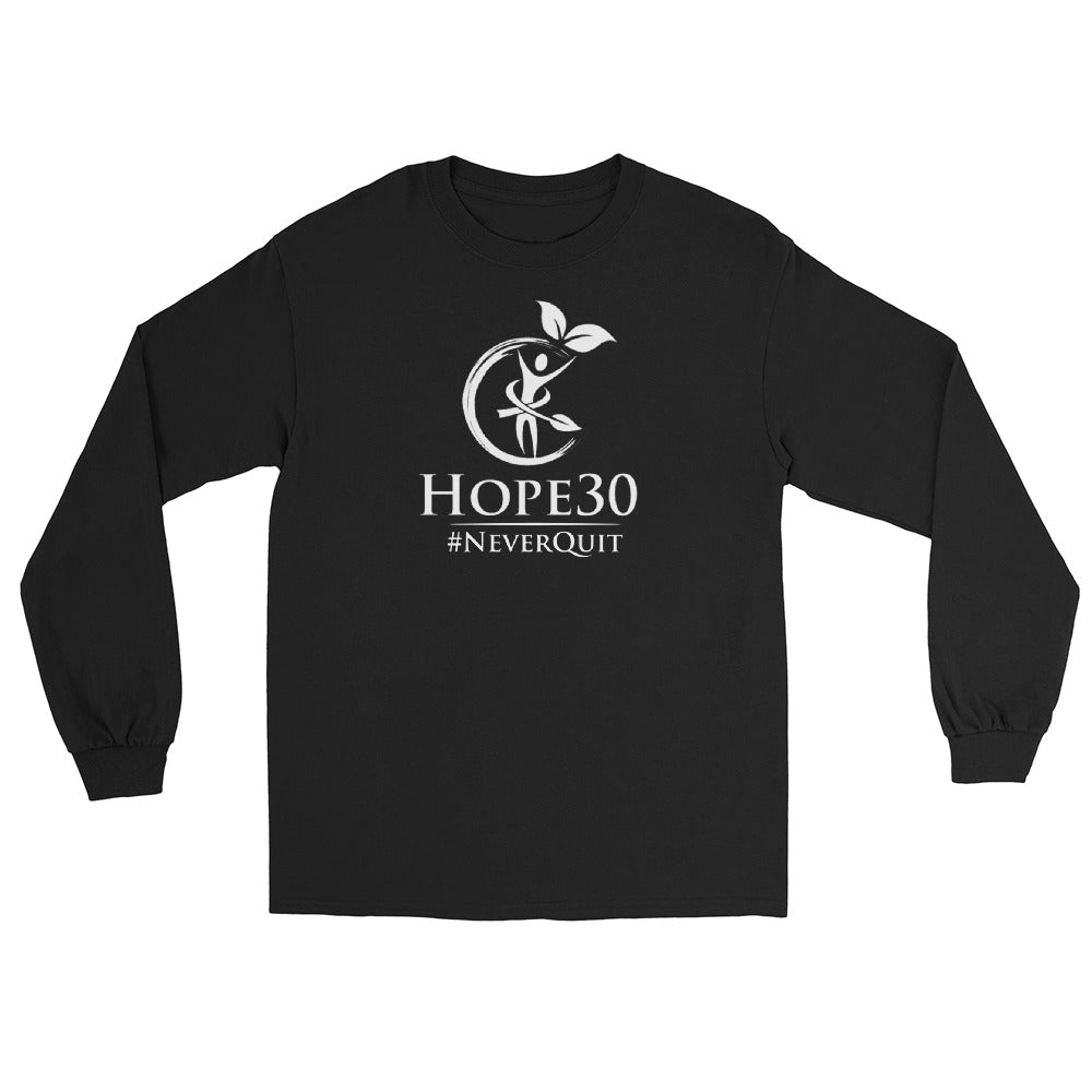 Hope30 Unisex Long Sleeve Shirt w/Classic White Logo