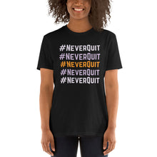 Load image into Gallery viewer, Hope30 #NeverQuit Short-Sleeve Unisex T-Shirt w/Echo Logo
