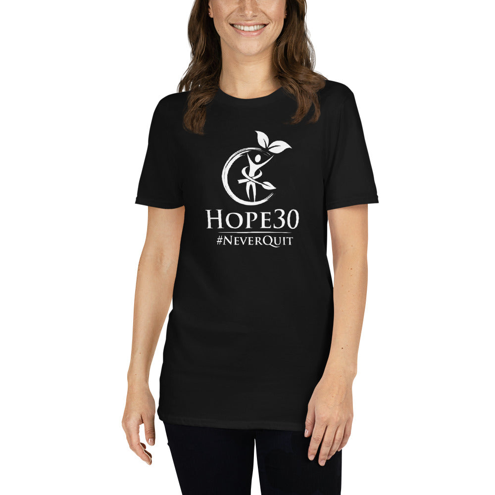 Hope30 Short-Sleeve Unisex T-Shirt w/Classic White Logo