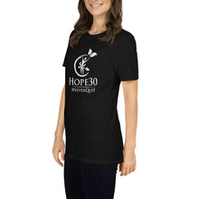 Load image into Gallery viewer, Hope30 Short-Sleeve Unisex T-Shirt w/Classic White Logo
