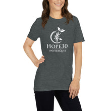 Load image into Gallery viewer, Hope30 Short-Sleeve Unisex T-Shirt w/Classic White Logo
