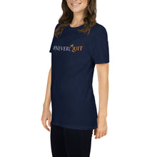 Load image into Gallery viewer, Hope30 #NeverQuit Short-Sleeve Unisex T-Shirt w/Multi Logo
