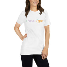 Load image into Gallery viewer, Hope30 #NeverQuit Short-Sleeve Unisex T-Shirt w/Multi Logo
