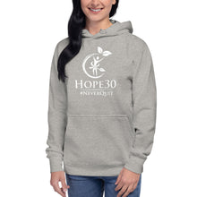 Load image into Gallery viewer, Hope30 Unisex Hoodie w/Classic White Logo
