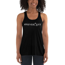 Load image into Gallery viewer, Hope30 #NeverQuit Women&#39;s Flowy Racerback Tank w/White Logo

