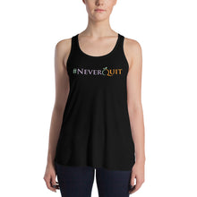 Load image into Gallery viewer, Hope30 #NeverQuit Women&#39;s Flowy Racerback Tank w/ Multi Colored Logo
